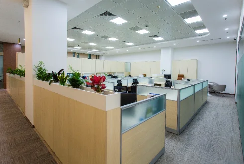 Caribbean city office view